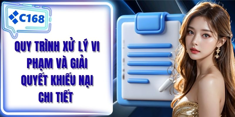 Quy trình xử lý vi phạm và giải quyết khiếu nại chi tiết 