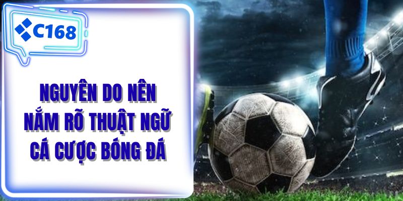 Nguyên do nên nắm rõ thuật ngữ cá cược bóng đá