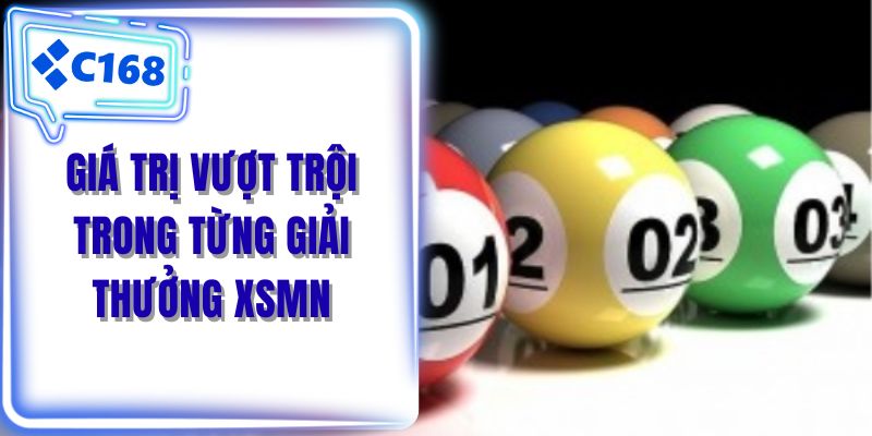 Giá trị vượt trội trong từng giải thưởng XSMN